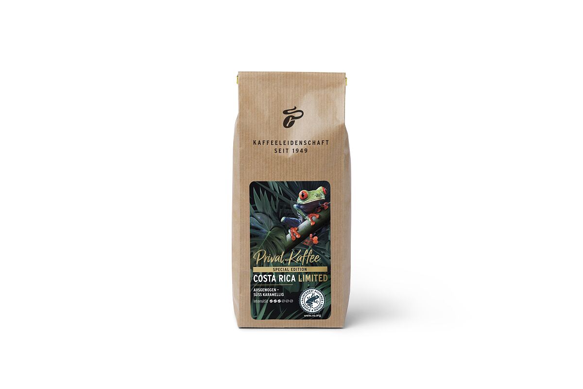 Purer Kaffee-Genuss aus Costa Rica mit dem Tchibo Privat Kaffee Costa Rica Limited