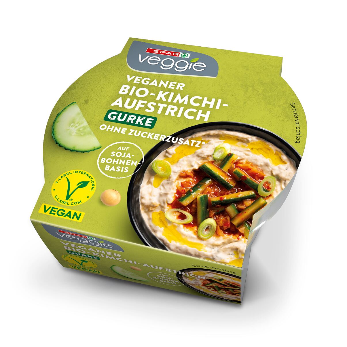 SPAR Veggie veganer Bio-Kimchi-Aufstrich Gurke