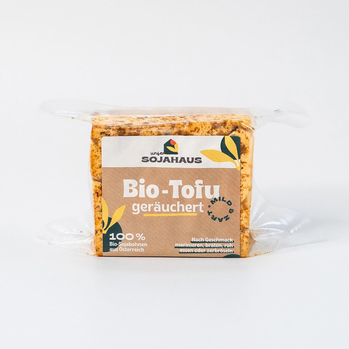 Unser SOJAHAUS Bio-Tofu geräuchert