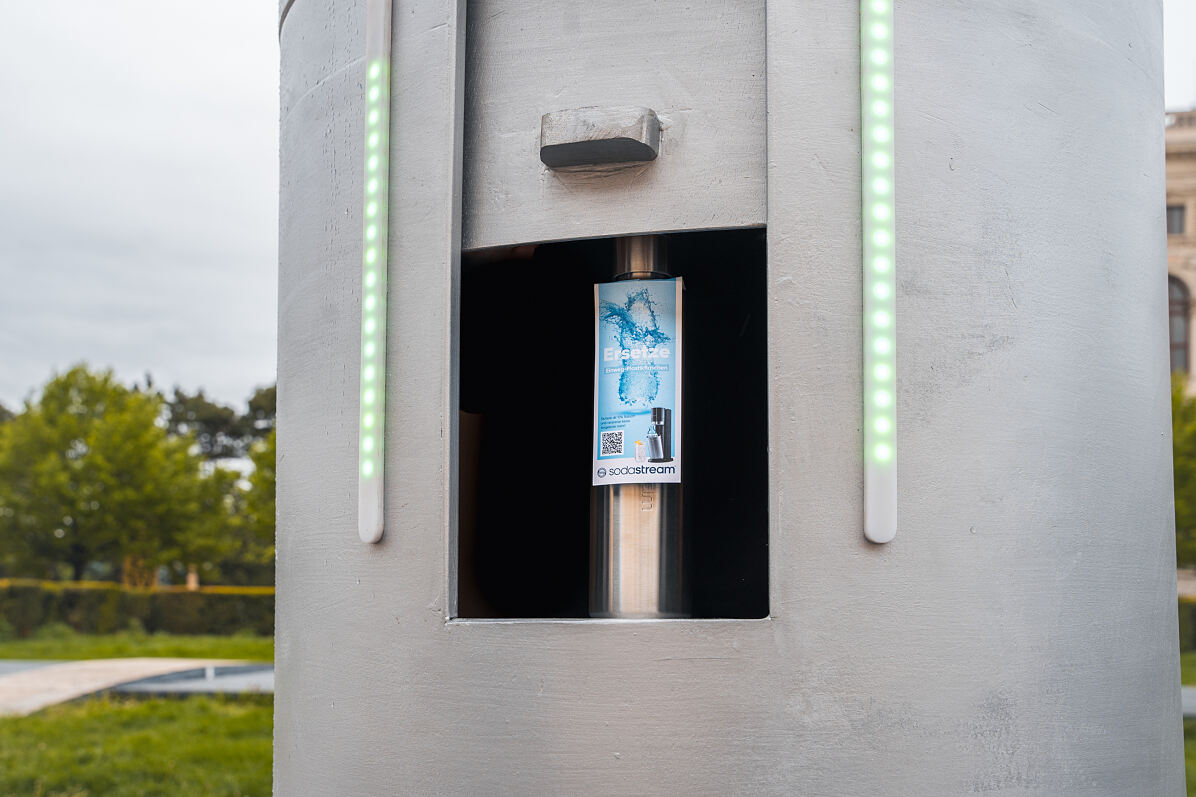 SodaStream Ersetze Einweg-Plastikflaschen-Aktivierung (c) Paul Breuss  Brimed