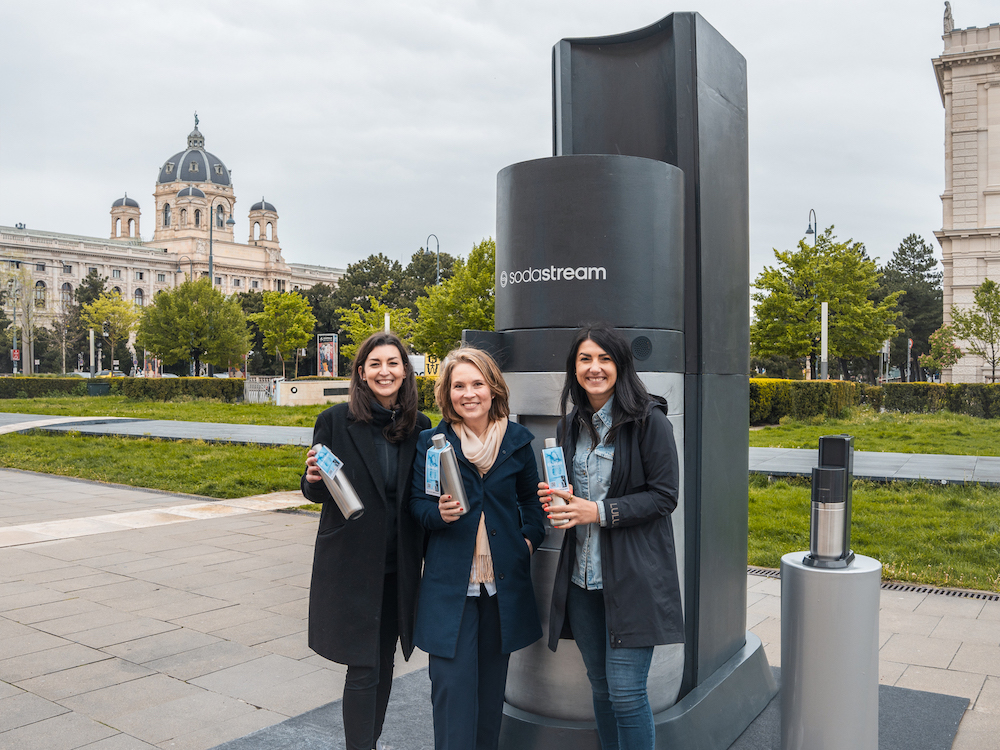 SodaStream Ersetze Einweg-Plastikflaschen-Aktivierung (c) Paul Breuss  Brimed